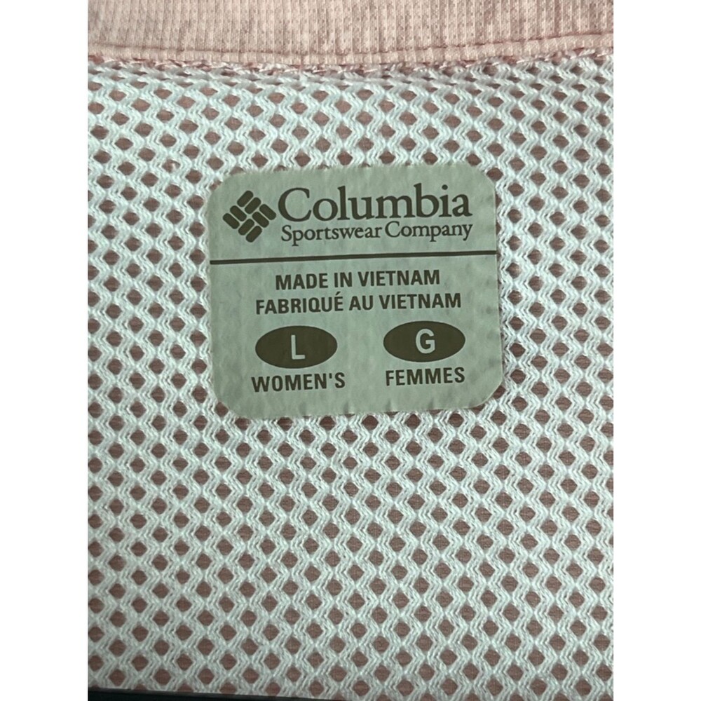 Columbia Women’s Lightweight Utility Jacket Large Pink Drawstring Waist Outdoor - Picture 4 of 7